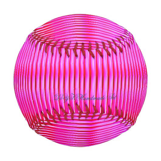 Pink Pattern Baseball (Rückseite)
