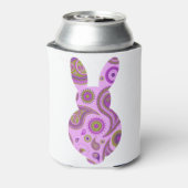Pink Pattern Bunny Shape Dosenkühler (Kanne Rückseite)