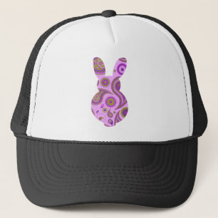 Pink Pattern Bunny Shape Truckerkappe