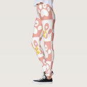 Pink Paws and Hearts with Corgis Leggings (Links)