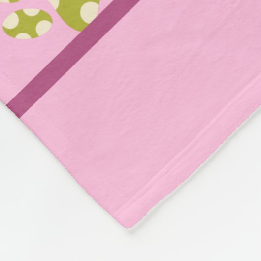 Pink Paws Pet Fleece Blanket (Ecke)