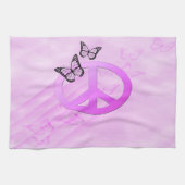 Pink Peace Handtuch (Horizontal)