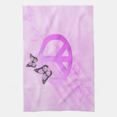 Pink Peace Handtuch (Vertikal)