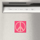 Pink Peace Magnet (In Situ (Geschirrspüler))