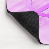 Pink Peace Mousepad (Ecke)