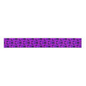 Pink Peace Sign Ribbon Ripsband (Vorderseite)