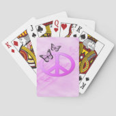 Pink Peace Spielkarten (Rückseite)