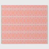 Pink Peace Tribal Lace Muster GIF Packpapier (Flach)