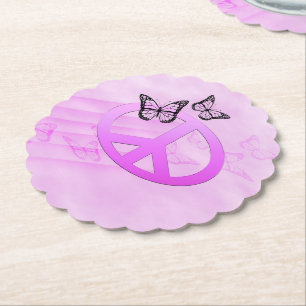 Pink Peace Untersetzer