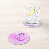 Pink Peace Untersetzer (Vor Ort)