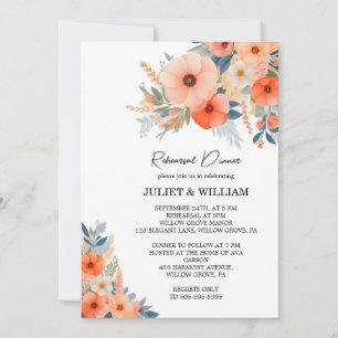 Pink Peach 70er 80er 90s Farbenfrohe Probe Abendes Einladung