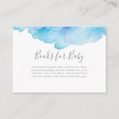 Pink Peach Books for baby Showingcard Begleitkarte (Vorderseite)