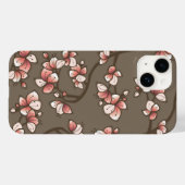 Pink Peach Cherry Blossom Elegante Kirche Santa Ma Case-Mate iPhone Hülle (Rückseite (Horizontal))