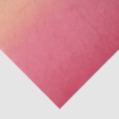 Pink & Peach Coral Abstrakt Ombre Moderne Elegant Seidenpapier (Ausschnitt)