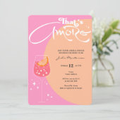 Pink & Peach Fuzz Das ist ein weiteres Brautparty Einladung (Stehend Vorderseite)