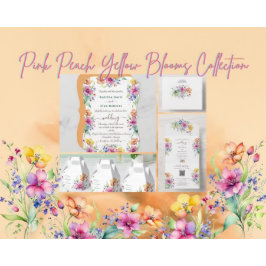 Pink Peach Gelben Blogs Papier Napkin Serviette