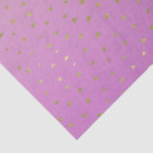 Pink Peach Gold Ombre Confetti Dots Seidenpapier (Detail)