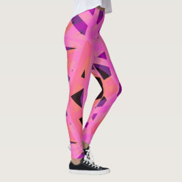 Pink Peach Lila Yoga Fitness Übung Valentine Leggings