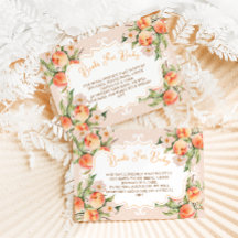 Pink Peach mit Blume Babydusche Buchungsanfrage