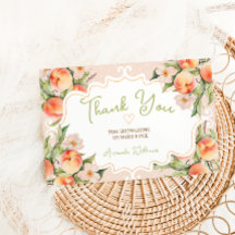 Pink Peach mit Blume Babydusche Buchungsanfrage