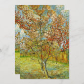 Pink Peach Tree in Blossom von Vincent van Gogh (Vorne/Hinten)