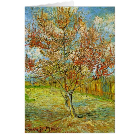 Pink Peach Tree in Blossom von Vincent van Gogh (Vorne)
