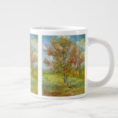 Pink Peach Tree in Blossom von Vincent van Gogh Jumbo-Tasse (Rechts)