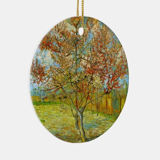 Pink Peach Tree in Blossom von Vincent van Gogh Keramik Ornament (Rechts)