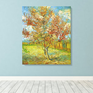 Pink Peach Tree in Blossom von Vincent van Gogh Leinwanddruck