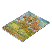 Pink Peach Tree in Blossom von Vincent van Gogh Notizblock (Linke Seite)