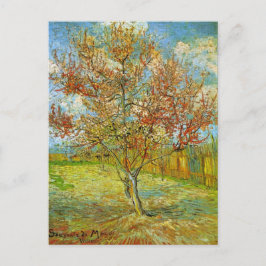 Pink Peach Tree in Blossom von Vincent van Gogh Postkarte