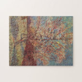 Pink Peach Tree in Blossom von Vincent Van Gogh Puzzle (Horizontal)