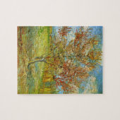 Pink Peach Tree in Blossom von Vincent van Gogh Puzzle (Horizontal)