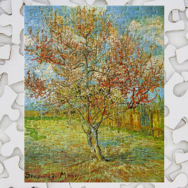 Pink Peach Tree in Blossom von Vincent van Gogh Puzzle