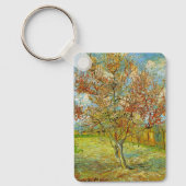 Pink Peach Tree in Blossom von Vincent van Gogh Schlüsselanhänger (Vorderseite)