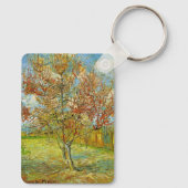 Pink Peach Tree in Blossom von Vincent van Gogh Schlüsselanhänger (Rückseite)