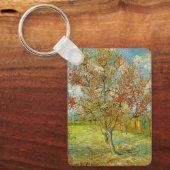 Pink Peach Tree in Blossom von Vincent van Gogh Schlüsselanhänger (Vorderseite)