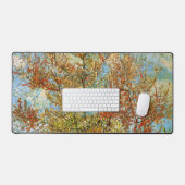Pink Peach Tree in Blossom von Vincent van Gogh Schreibtischunterlage (Tastatur & Maus)