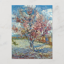 Pink Peach Tree Van Gogh Fine Art Postkarte