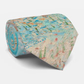 Pink Peach Tree, Vincent van Gogh Krawatte (Gerollt)