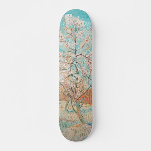 Pink Peach Tree, Vincent van Gogh Skateboard (Vorne)