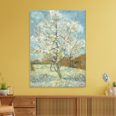 Pink Peach Tree von Vincent Van Gogh Leinwanddruck (Insitu (Wohnzimmer))