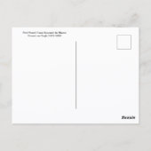 Pink Peach Trees Vincent van Gogh Postkarte (Rückseite)