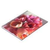Pink & Peach Tulip Bouquet Notizblock (Linke Seite)