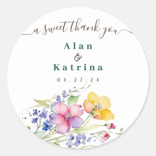 Pink Peach Yellow Blocker Aufkleber (Vorderseite)