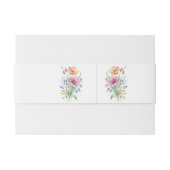 Pink Peach Yellow Blogs Einladungsbanderole (Rückseitenbeispiel)