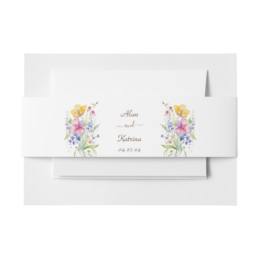 Pink Peach Yellow Blogs Einladungsbanderole (Vorderseite Beispiel)