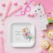 Pink Peach Yellow Blogs Pappteller (Party)