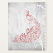 Pink Peacock Personalisiert Planer (Rückseite)