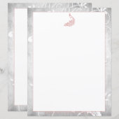 Pink Peacock Stationery (Vorne/Hinten)